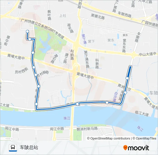 771路 Bus Line Map