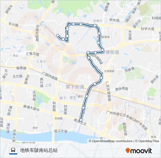 公交773路的线路图
