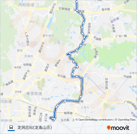 公交775路的线路图