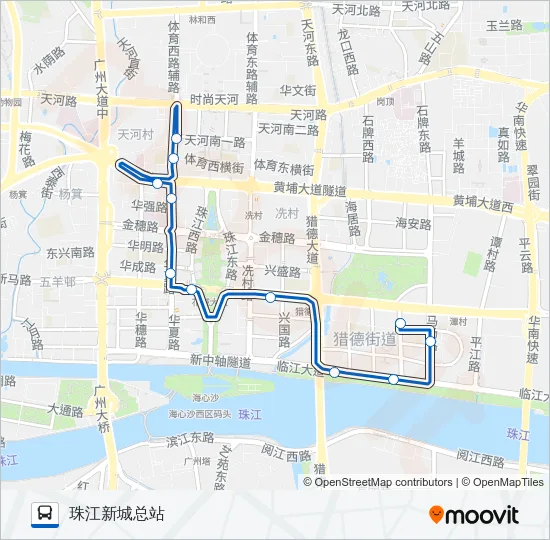 777路 Bus Line Map