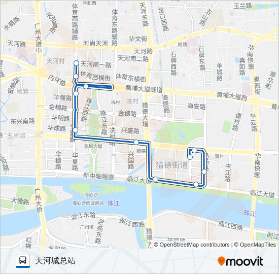 公交777路的线路图