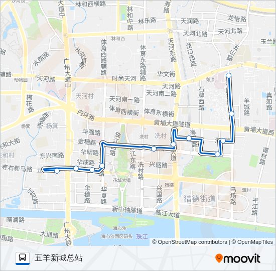 公交778路的线路图