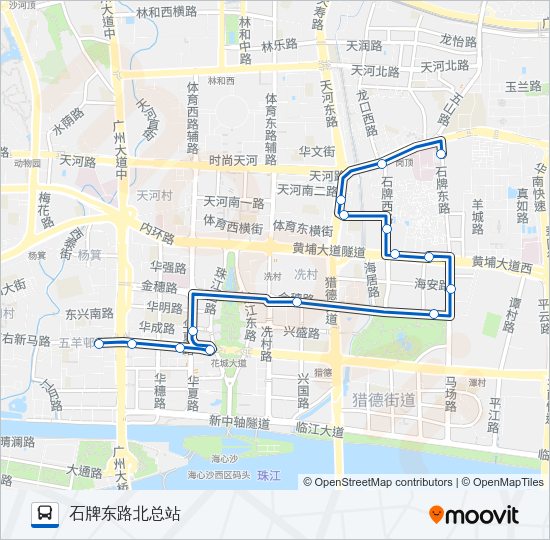 公交778路的线路图