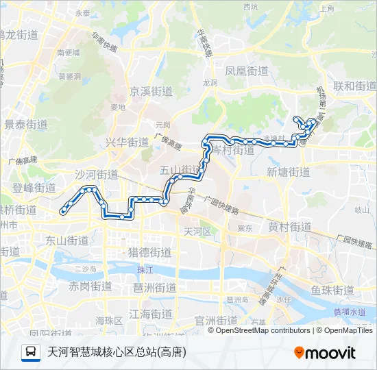 78A路 Bus Line Map