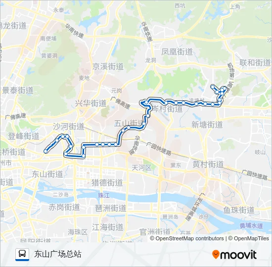 78A路 Bus Line Map