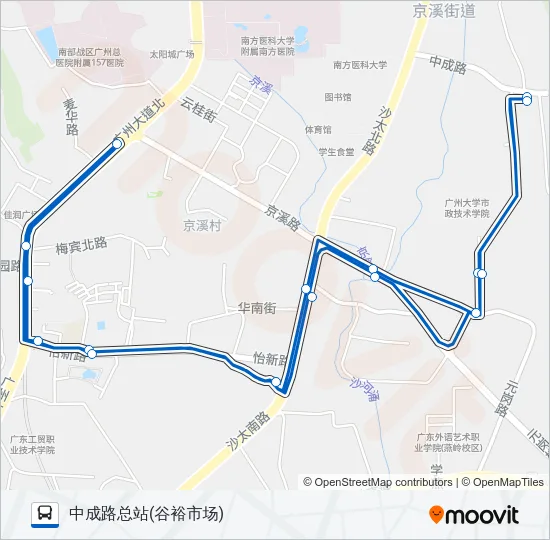 791路 Bus Line Map