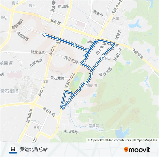 798路 Bus Line Map