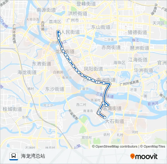 79A路 Bus Line Map