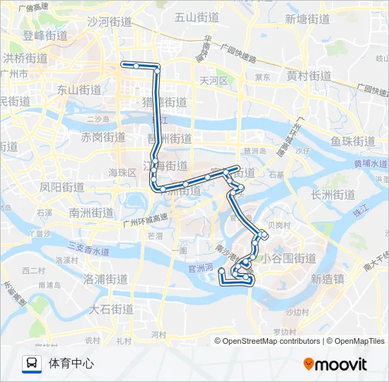 公交801路的线路图