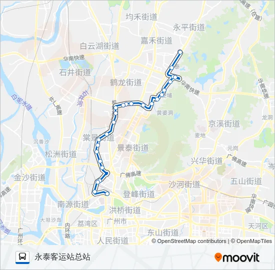 803路 Bus Line Map