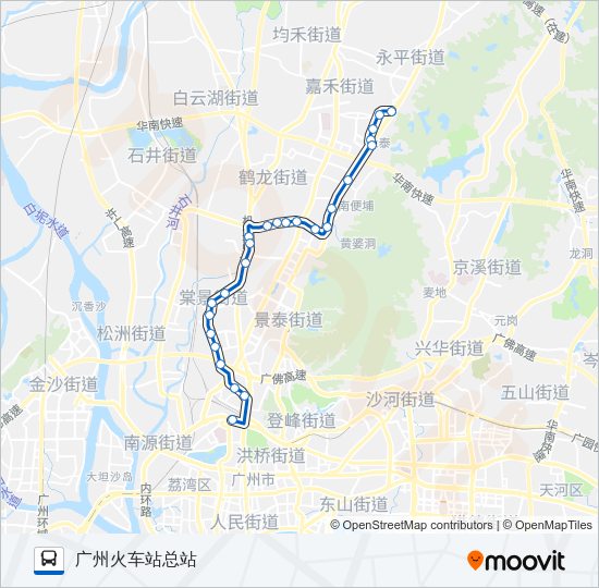公交803路的线路图