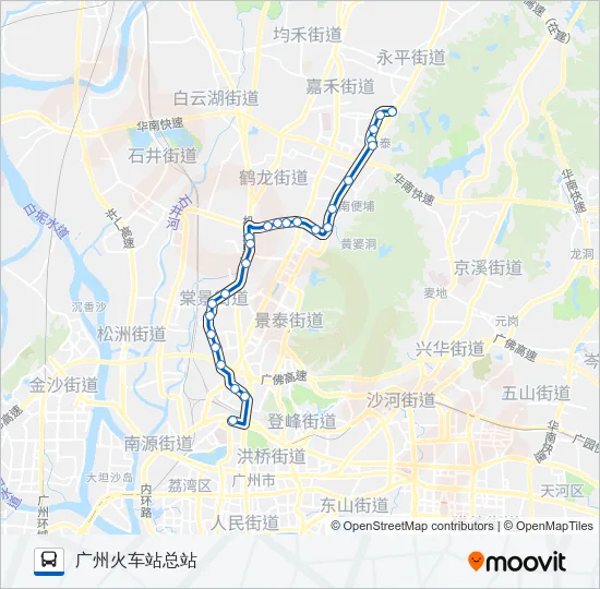 803路 Bus Line Map