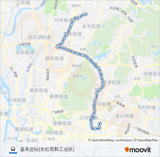 公交804路的线路图