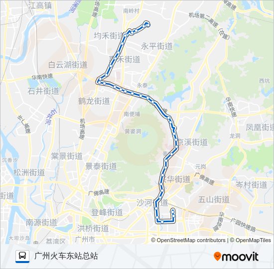 公交804路的线路图