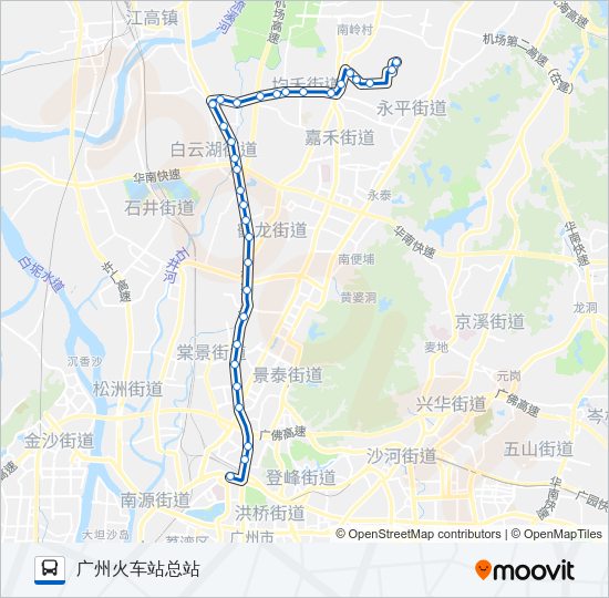 公交807路的线路图
