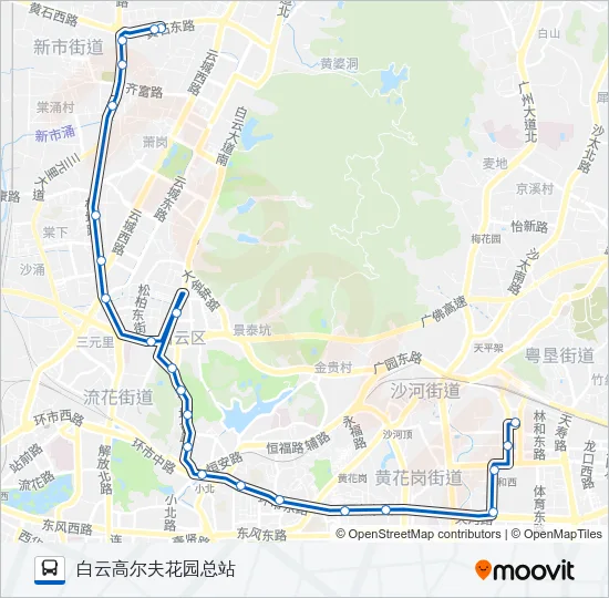 公交810路的线路图
