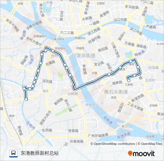 公交812路的线路图