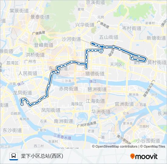 813路 Bus Line Map