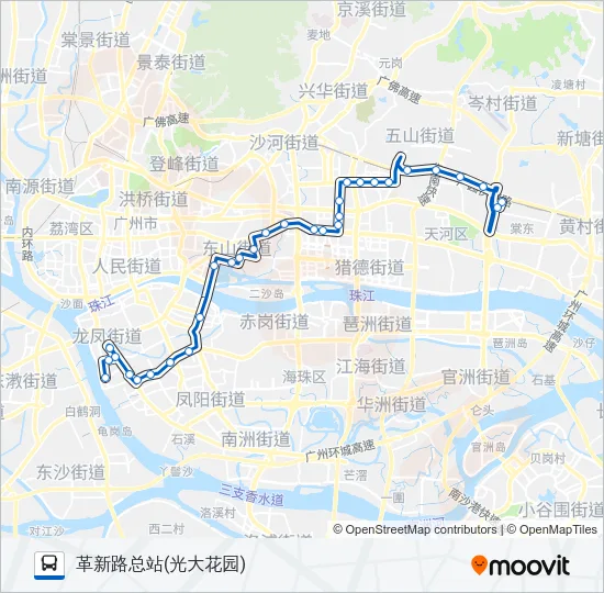813路 Bus Line Map