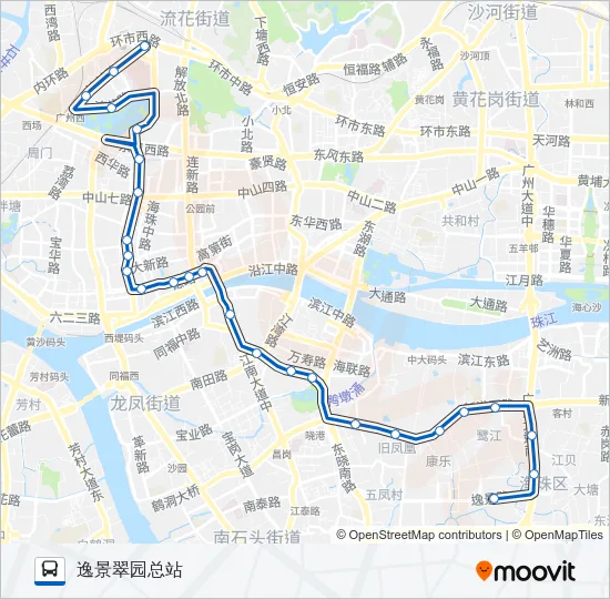 823路 Bus Line Map