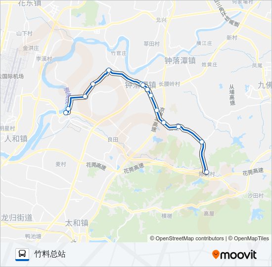 公交826路的线路图
