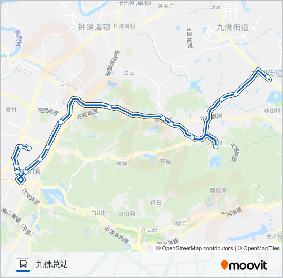 827路 Bus Line Map