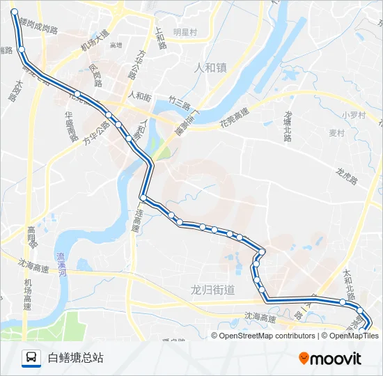 828路 Bus Line Map