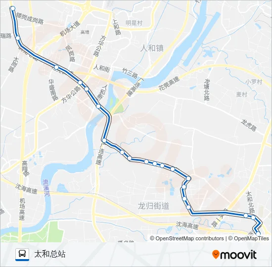828路 Bus Line Map