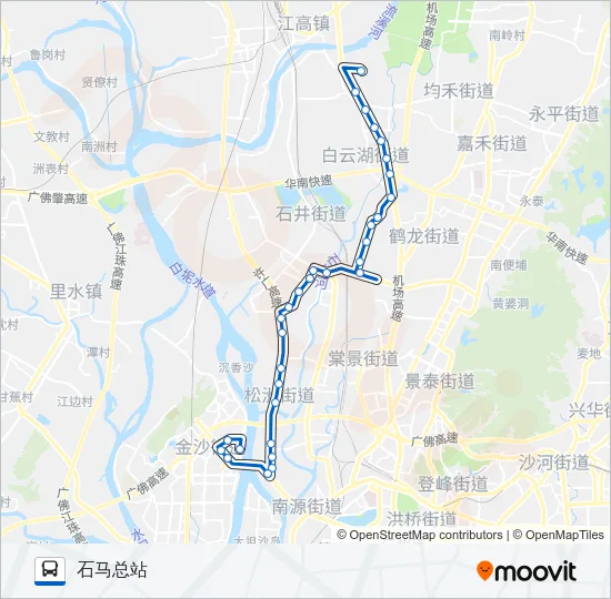 830路 Bus Line Map
