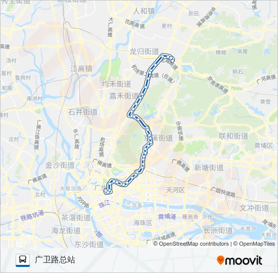 833路 Bus Line Map