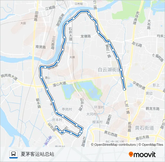 834路 Bus Line Map