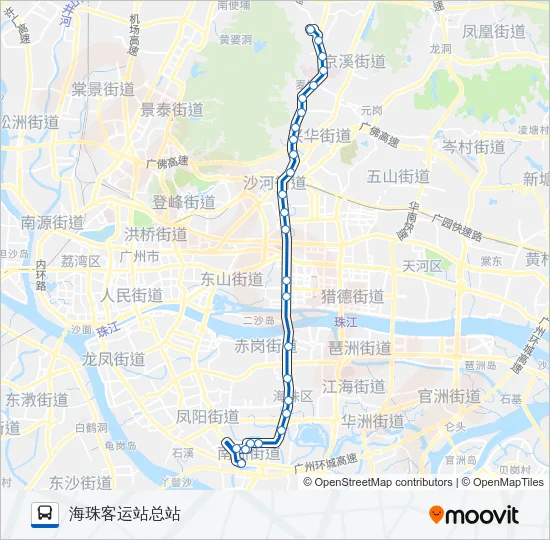 836路 Bus Line Map