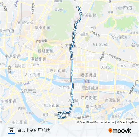 836路 Bus Line Map