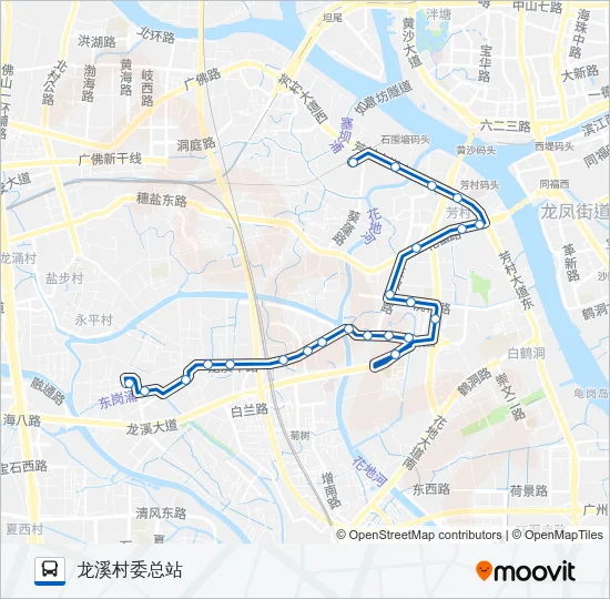 838路 Bus Line Map