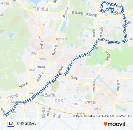 84A路 Bus Line Map