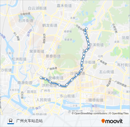 公交862路的线路图