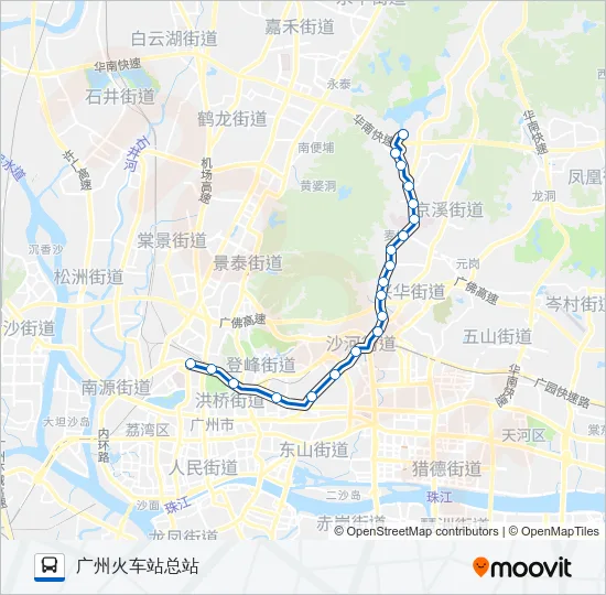 公交862路的线路图