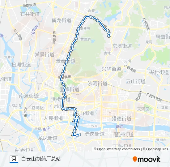 864路 Bus Line Map