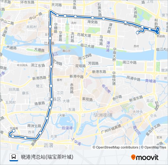 公交882路的线路图