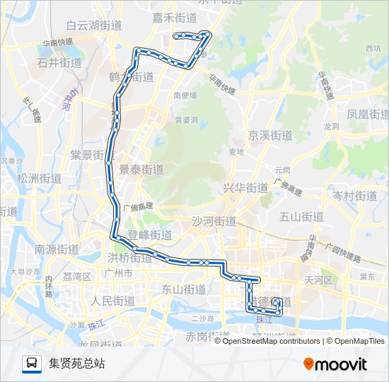 公交886路的线路图