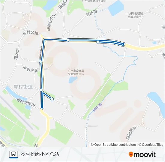 901路 Bus Line Map
