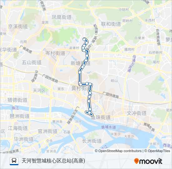 公交903路的线路图