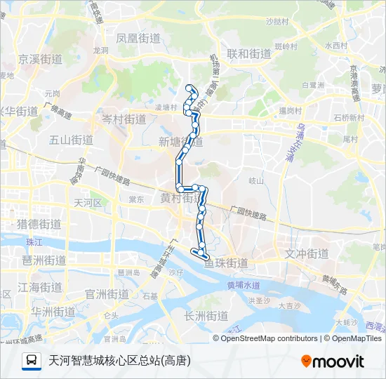 公交903路的线路图