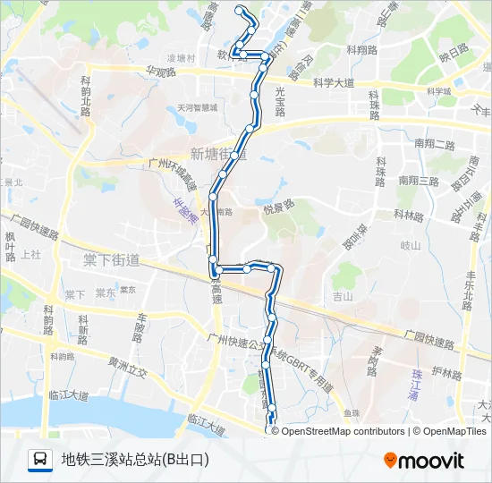 公交903路的线路图