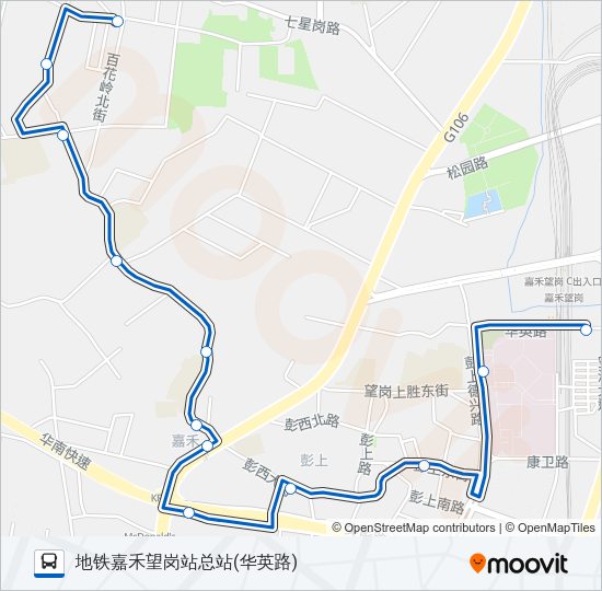 公交920路的线路图