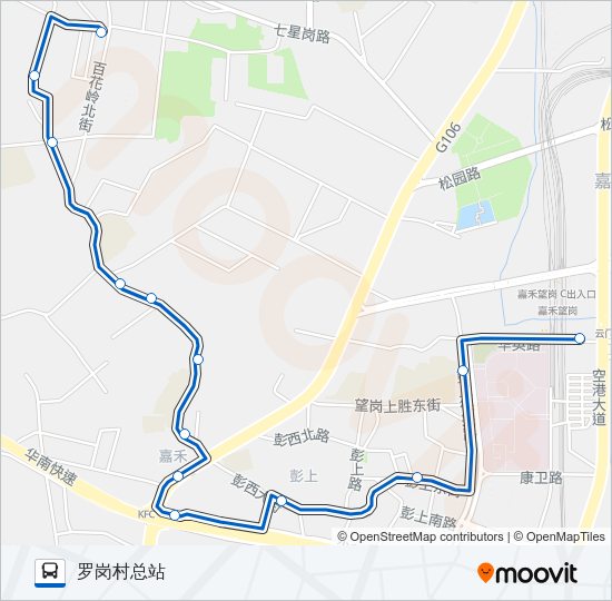 公交920路的线路图