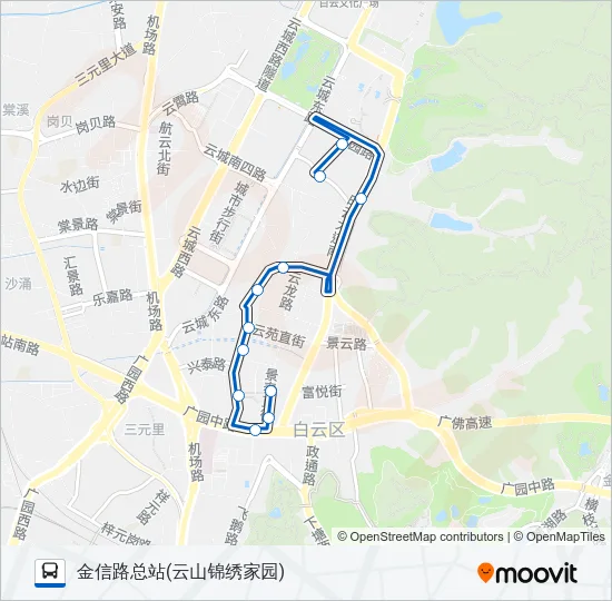 921路 Bus Line Map
