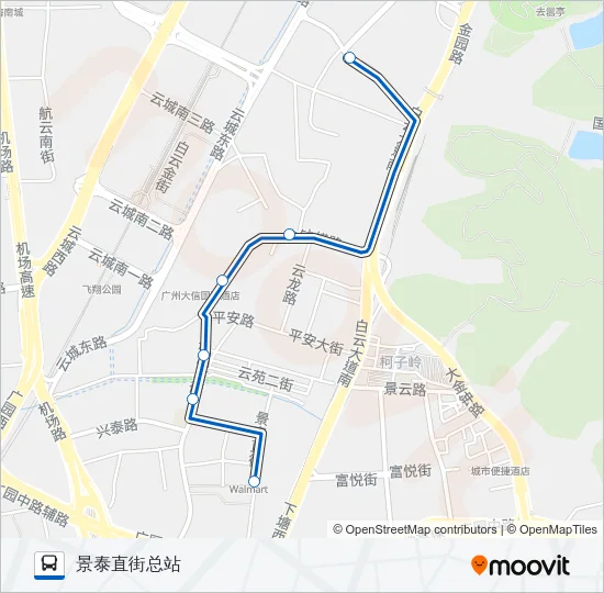 921路 Bus Line Map