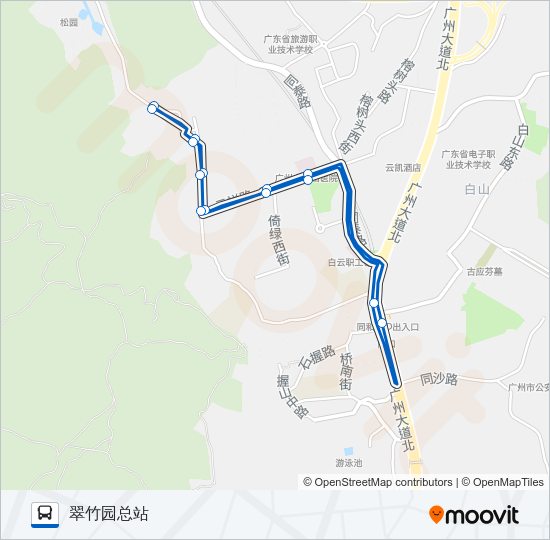 公交923路的线路图