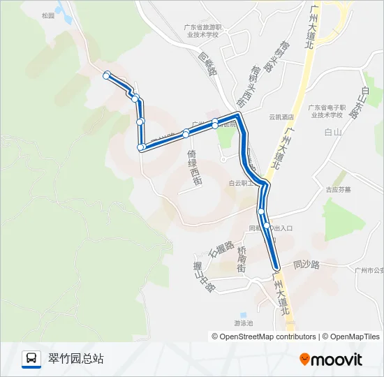 923路 Bus Line Map
